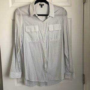 Express polka dot blouse